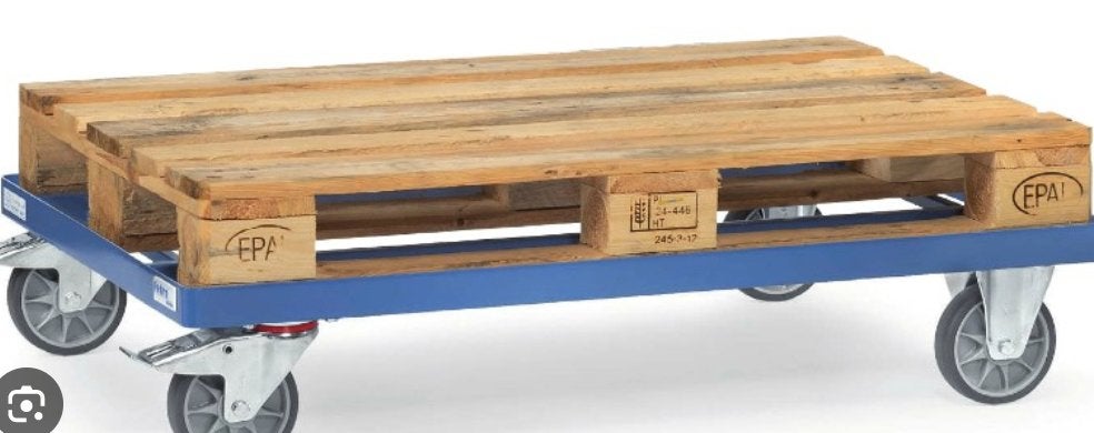 transportkar Pallet Dolly, Doe-het-zelf en Bouw, Transportwagens, Ophalen, Gebruikt, Transportkar