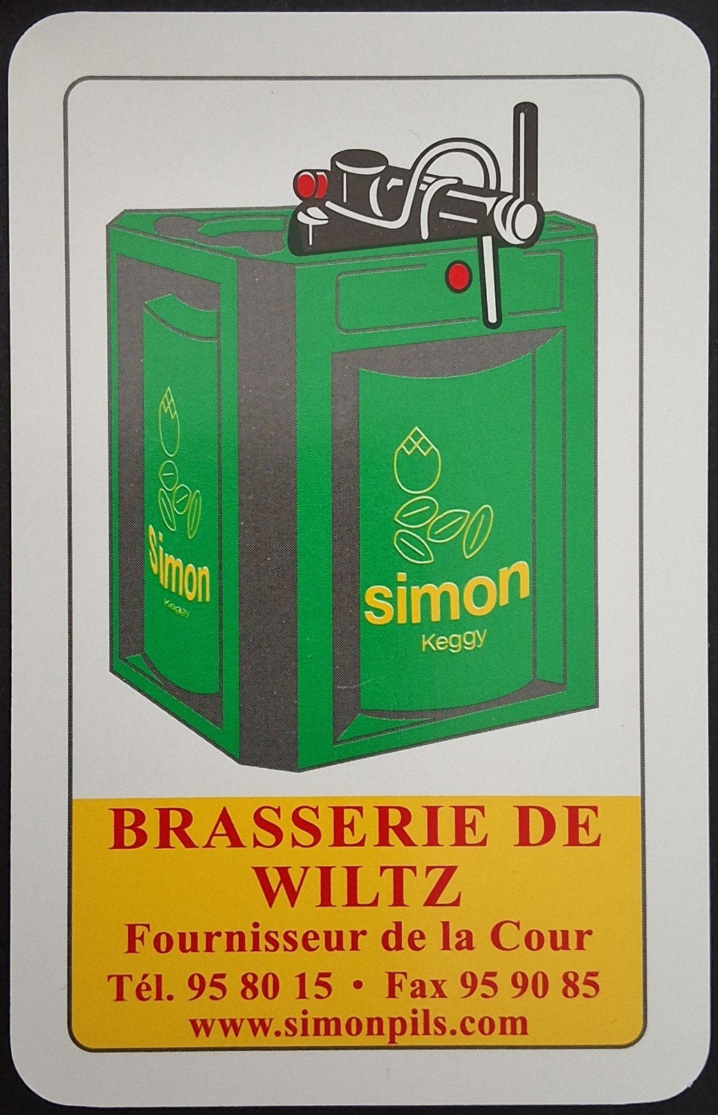 1 Speelkaart  Brasserie De Wiltz, Enlèvement ou Envoi