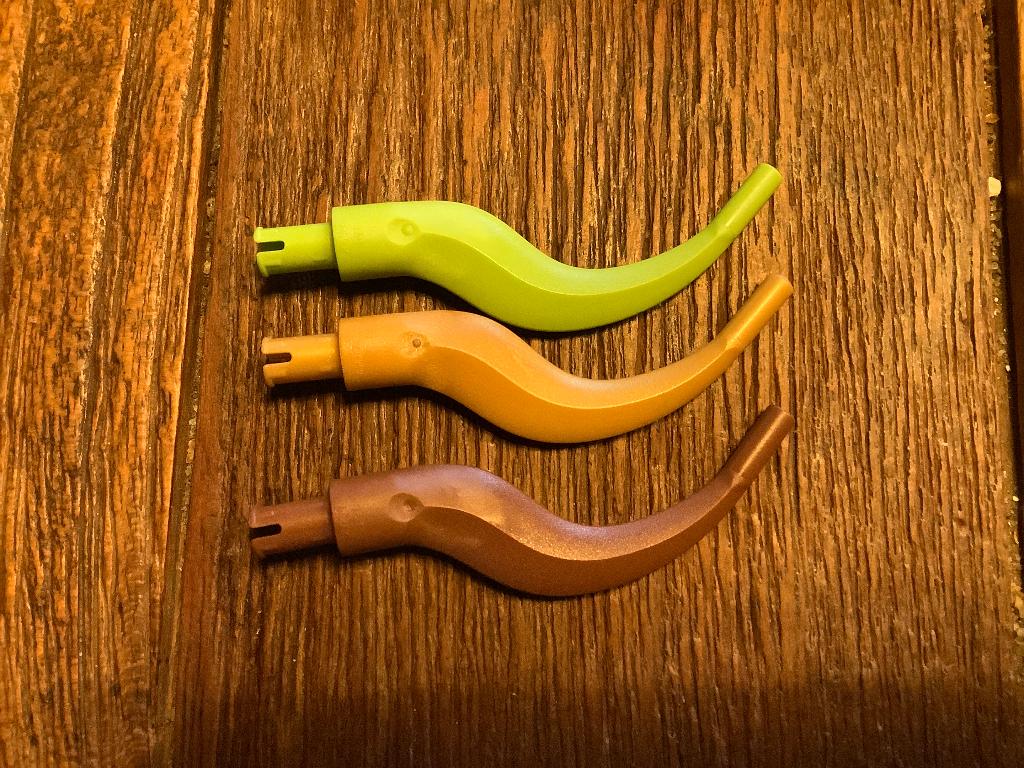 Lego Tail, Plant Limb 3 st / 624-6, Ophalen of Verzenden, Zo goed als nieuw, Losse stenen, Lego