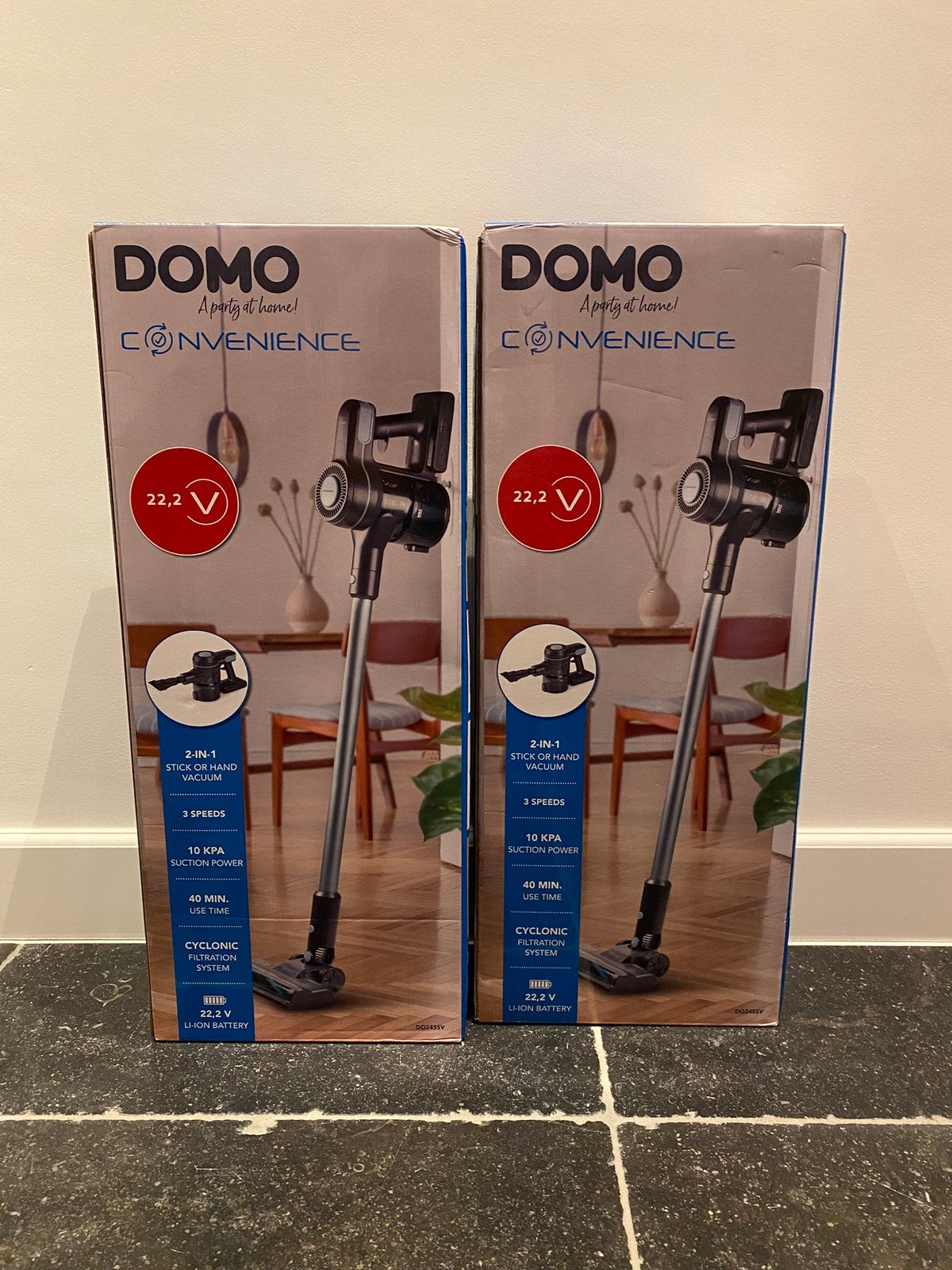 Twee Domo steelstofzuigers 2-in-1, Ophalen of Verzenden, Nieuw