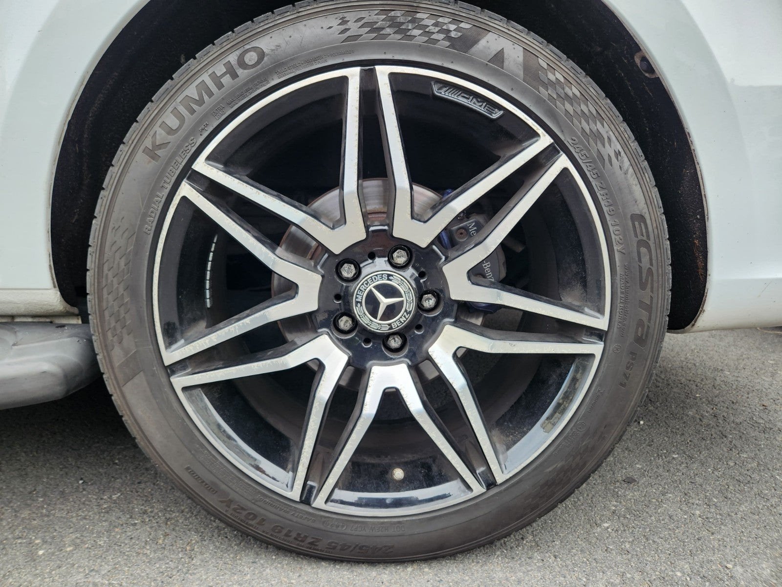 Jantes 19" Mercedes AMG 8J x 19H2 ET 52, Enlèvement, 20 pouces, Jante(s)