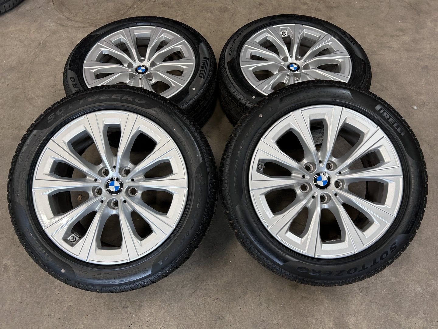 17 inch originele velgen + winterbanden BMW 3 4 serie 775, Auto-onderdelen, Gebruikt, -, -, Banden en Velgen