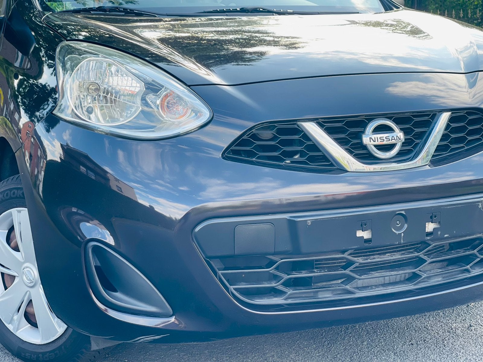 Nissan Micra 1.2 benzine airco 2013 met controle, Auto's, Euro 5, Stof, 1198 cc, Zwart