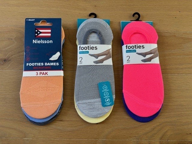 Footies pour femmes - 7 paires - Nouveau !, Enlèvement ou Envoi, Neuf, Autres couleurs, Socquettes et Bas genoux