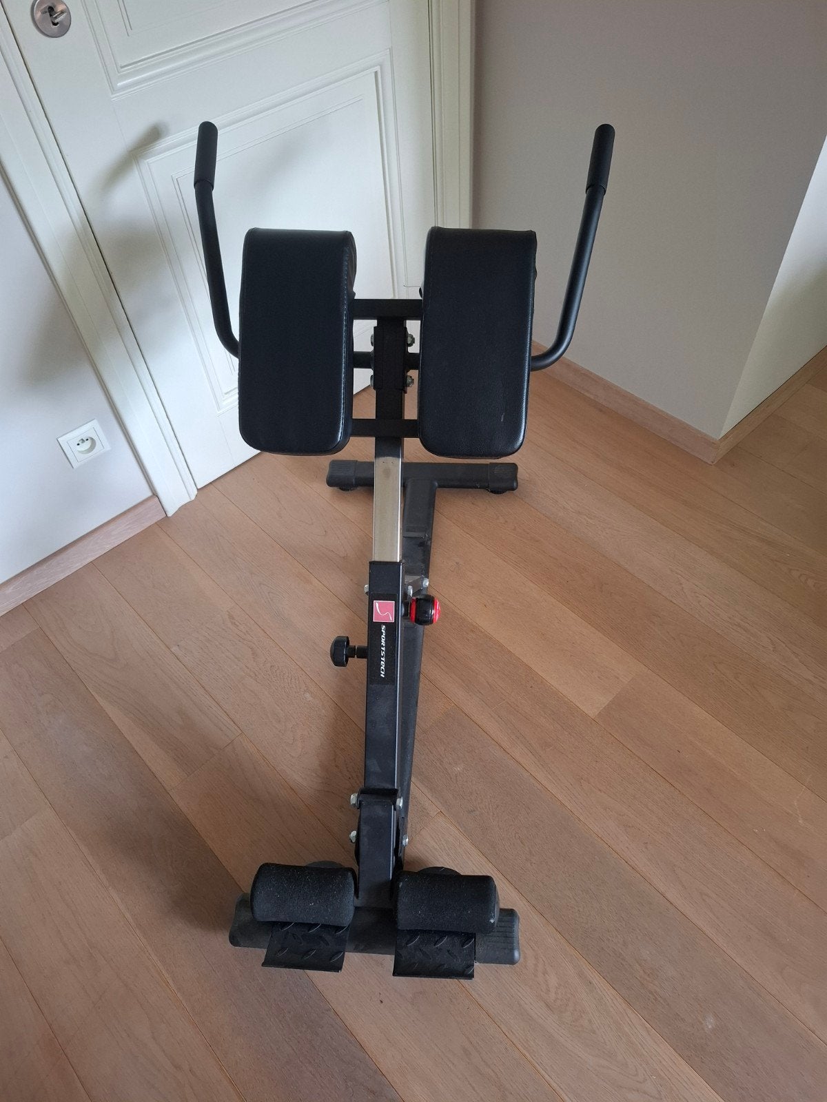 Sportstech bench.Rug- en buikoefenbank, Ophalen, Zo goed als nieuw, Rug