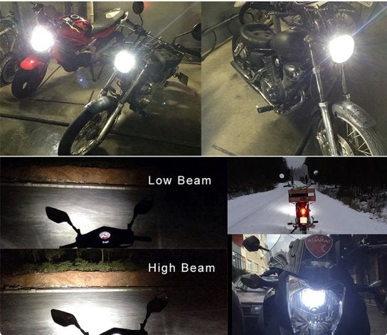Ampoule LED BA20d H6 pour moto – 6000K, Enlèvement ou Envoi, Neuf