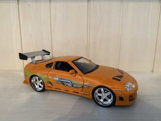 Jada 1/18 Toyota Supra Fast And Furious, Enlèvement ou Envoi, Comme neuf, Voiture