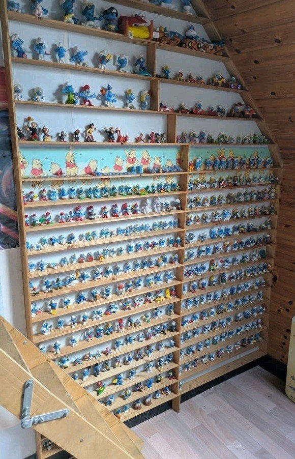 prachtige smurfenverzameling: smurfen en smurfenhuisjes, Ophalen