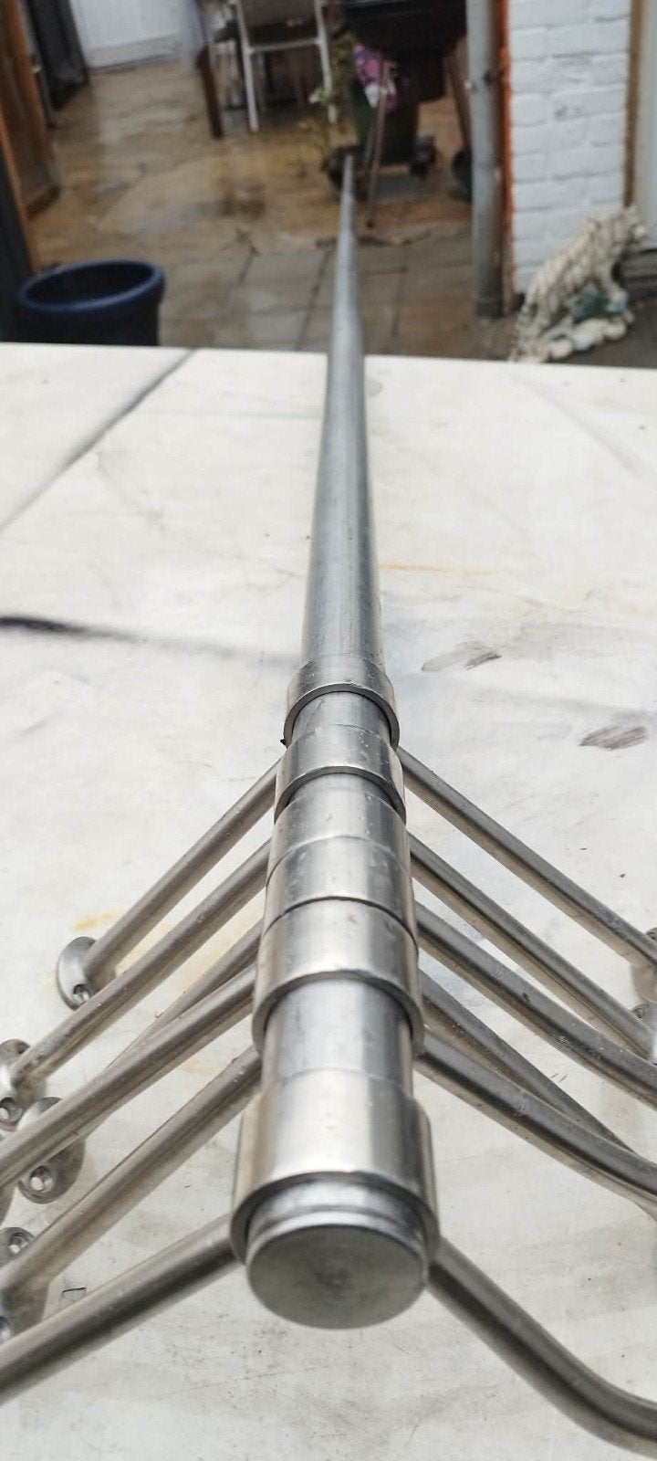 barre en inox 5 mètres, Enlèvement, Comme neuf
