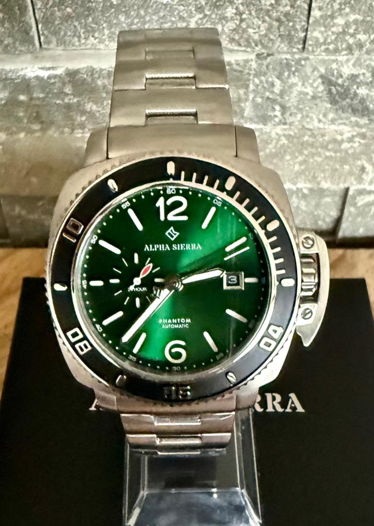 CHRONO ALPHA SIERRA PHANTOM TWV699€ AUTOMATIQUE ! NOUVEAU !, Enlèvement ou Envoi, Neuf