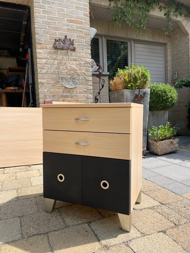 Table de nuit Emdeka, Enlèvement, Comme neuf, 45 à 65 cm, 55 à 70 cm