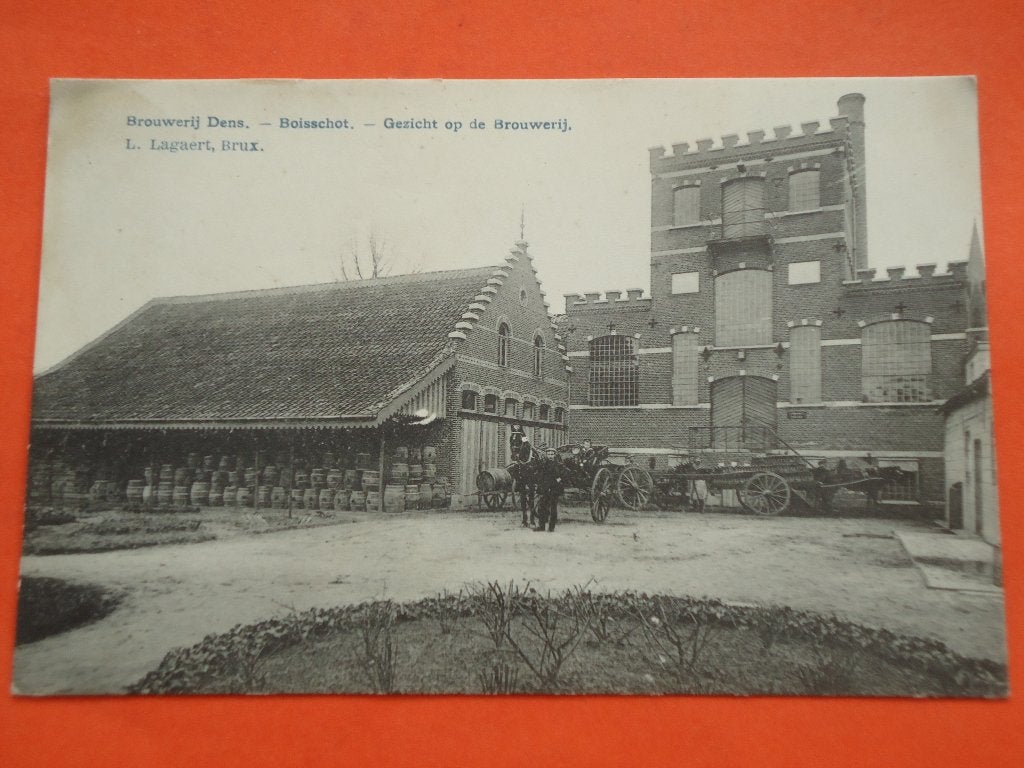 Boisschot  Brouwerij Dens Gezicht op de Brouwerij, Enlèvement ou Envoi, Avant 1920, Non affranchie, Anvers