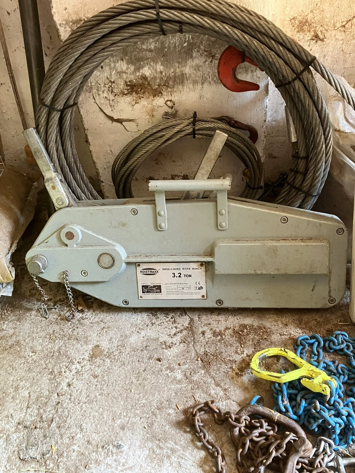 Staaldraad Takel HOISTMAXX 3.2 ton, Doe-het-zelf en Bouw, Ophalen, Zo goed als nieuw