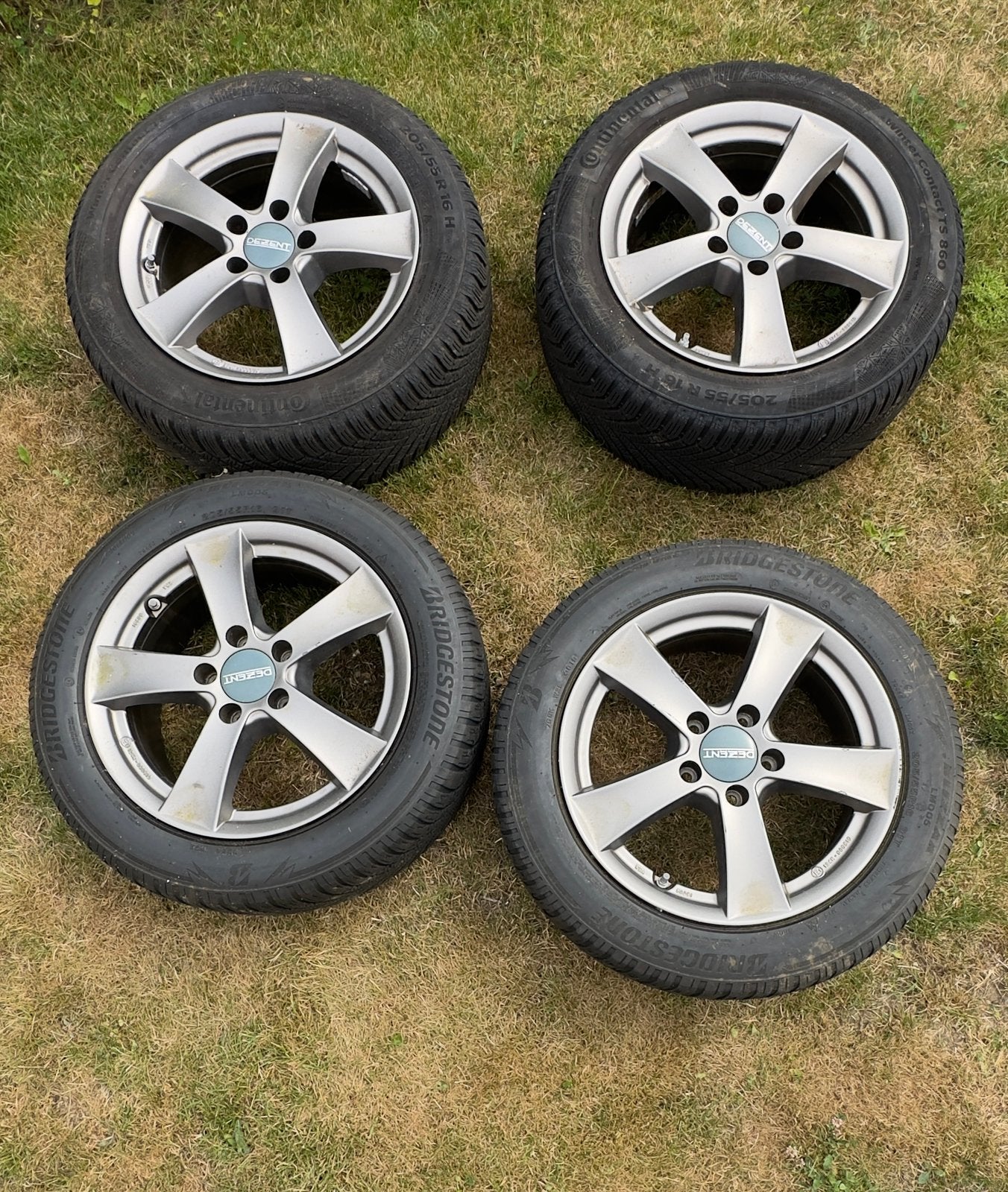 Mercedes A klasse winterbanden, Ophalen, Winterbanden