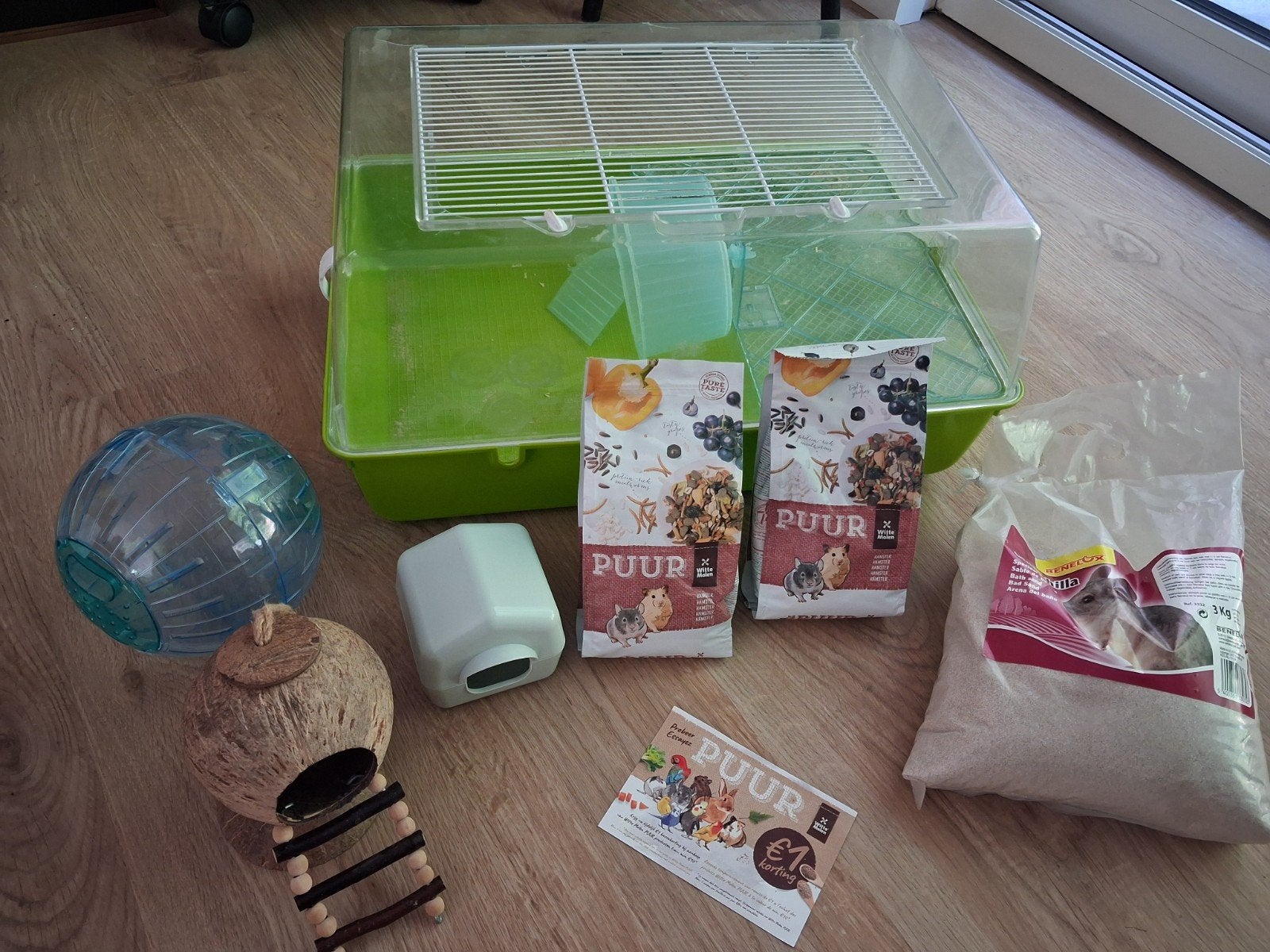 cage à hamster, Enlèvement