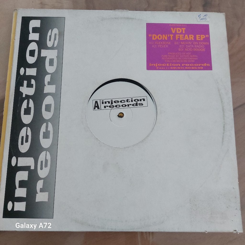 vdt don t fear ep 12 inch maxi, Cd's en Dvd's, Vinyl | Dance en House, Gebruikt, Ophalen of Verzenden, Techno, EP