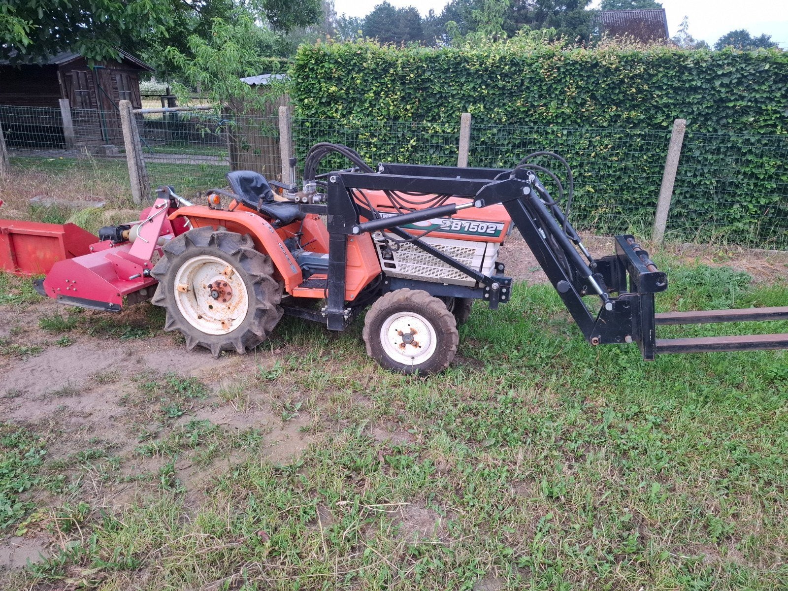 Kubota minitractor met frontlader, Zakelijke goederen, Ophalen of Verzenden