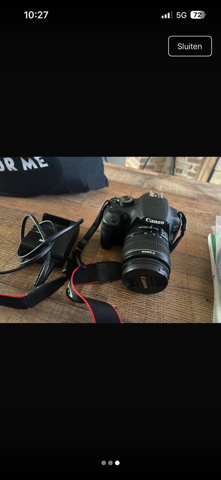 Canon eos 1200D, Audio, Tv en Foto, Fotocamera's Digitaal, Ophalen of Verzenden, Zo goed als nieuw, Canon