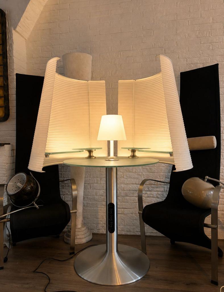 Groot Zeldzaam italiaans bureau/lamp designobject NaosDesign, Huis en Inrichting, Ophalen of Verzenden, Zo goed als nieuw