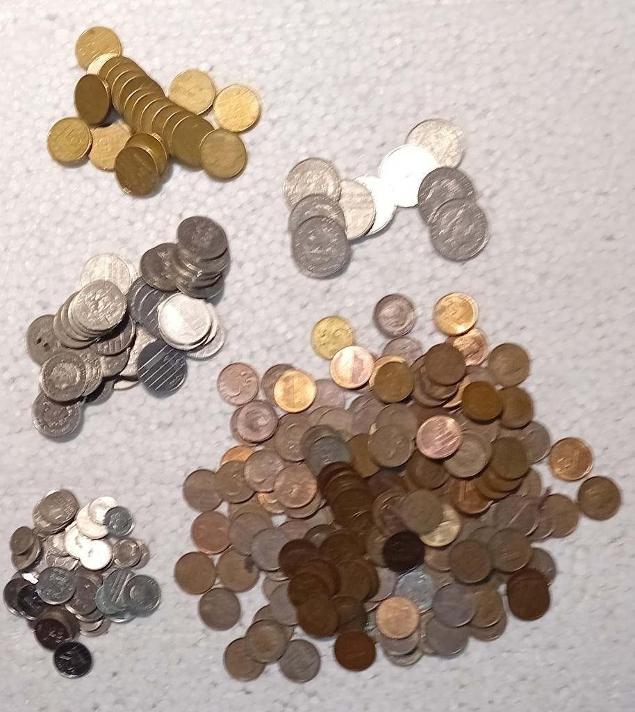 1kg300 de pièces de monnaies des  Pays-Bas, Envoi, Autres valeurs, Monnaie en vrac