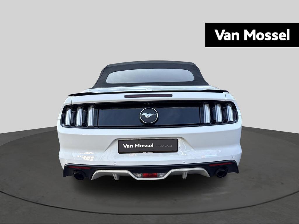 Ford Mustang 2.3i EcoBoost Cabriolet | Black Package | B&O, Auto's, 4 zetels, Gebruikt, 4 cilinders, Cabriolet