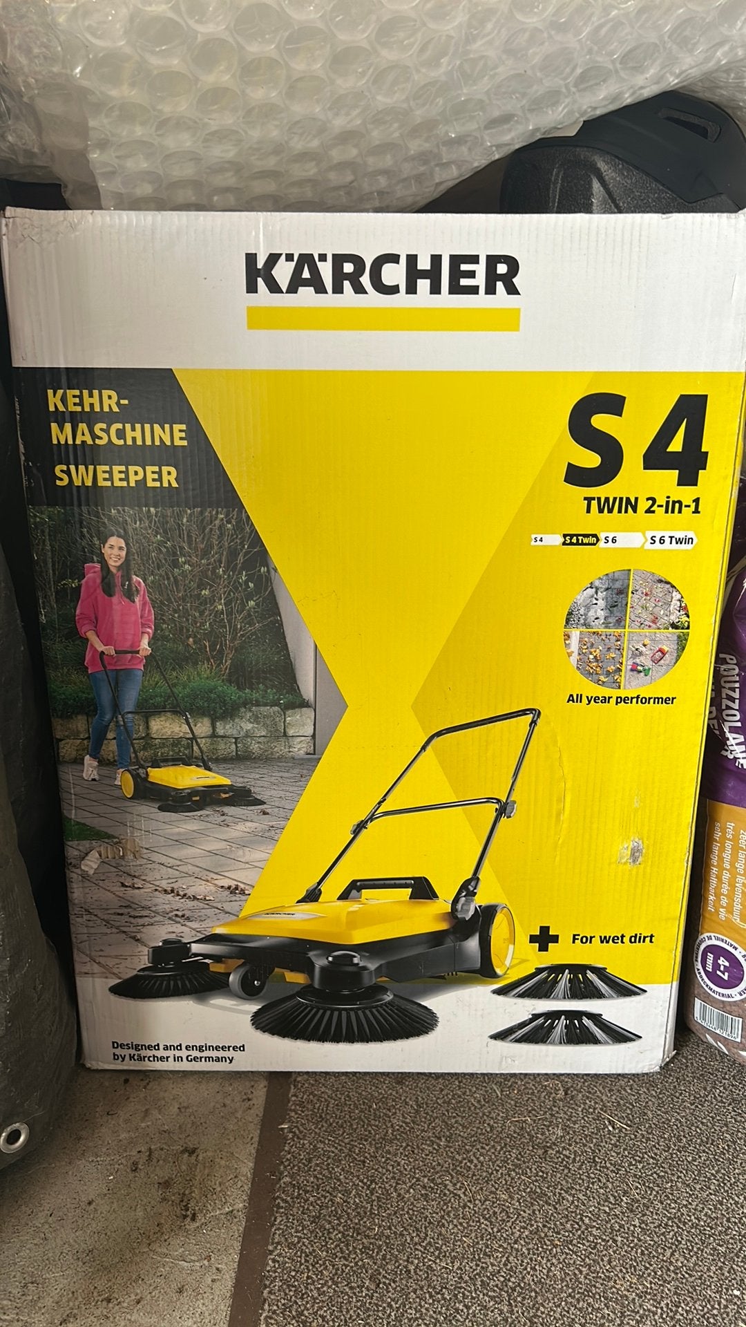 Veegmachine, Tuin en Terras, Ophalen, Zo goed als nieuw