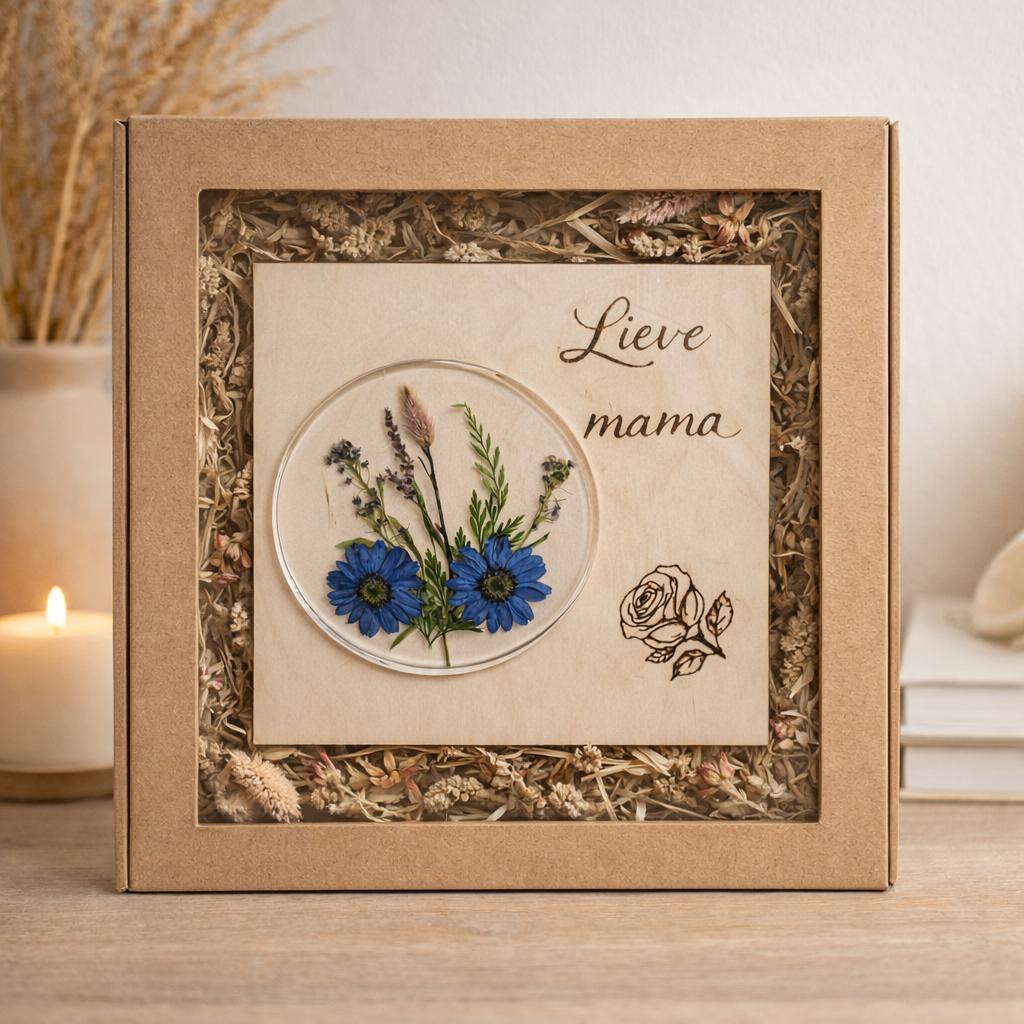 Unieke en handgemaakt stukken hout, epoxy, gedroogde bloemen, Maison & Meubles, Accessoires pour la Maison | Fleurs séchées, Neuf