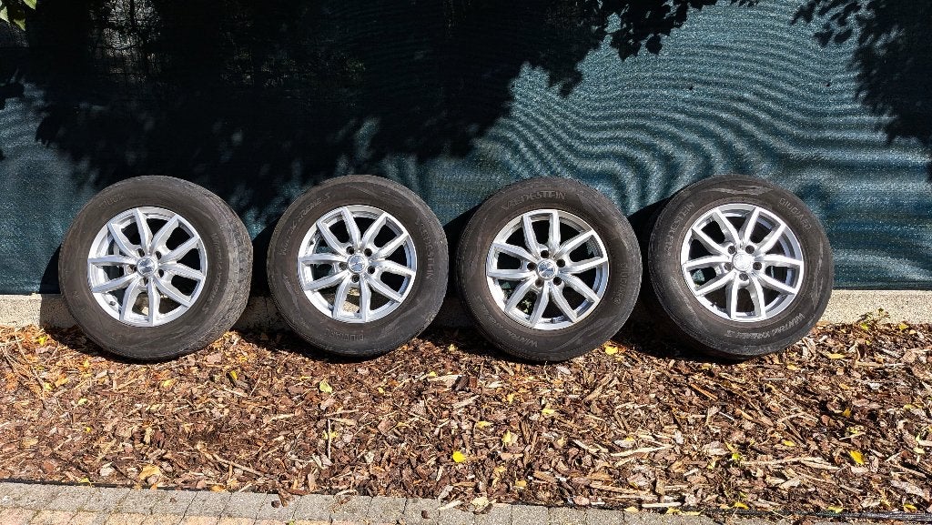 4 Jantes alu DEZENT 17" 5x120 ET50, Véhicule utilitaire, 17 pouces, Enlèvement, Utilisé