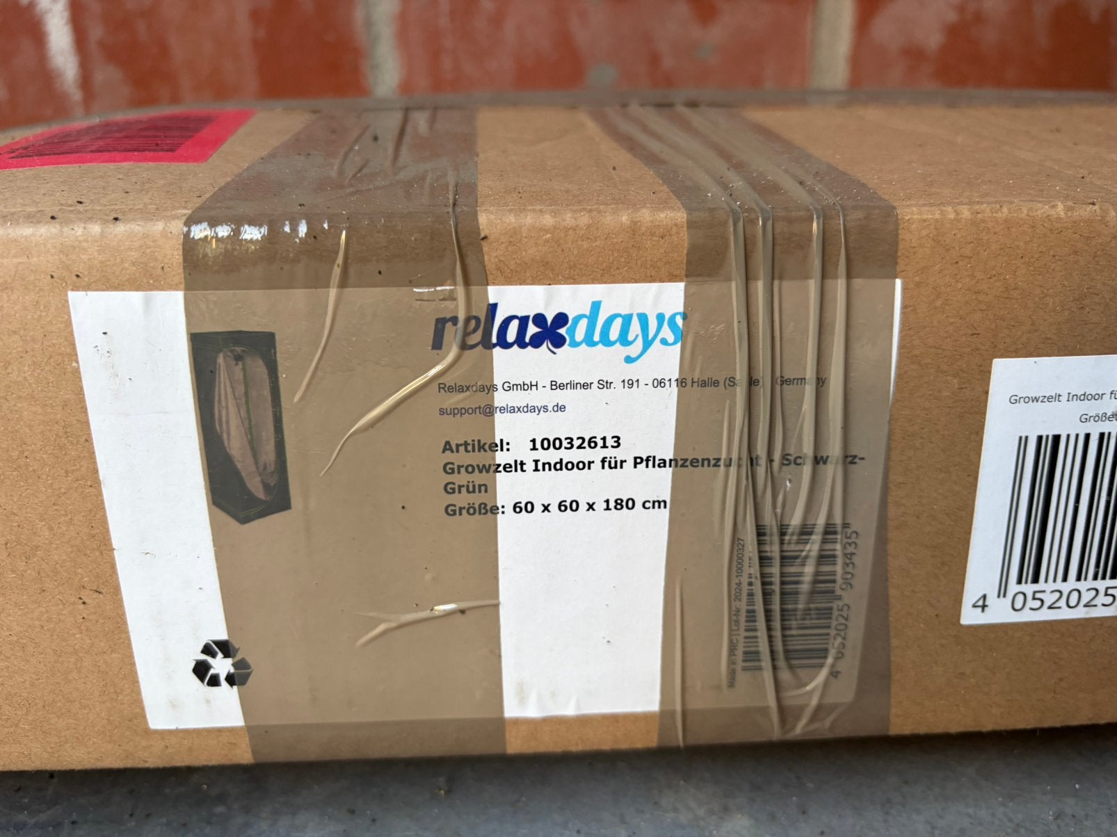 Relaxdays Indoor grow tent 160x60x60, Tuin en Terras, Kweekspullen, Ophalen, Zo goed als nieuw