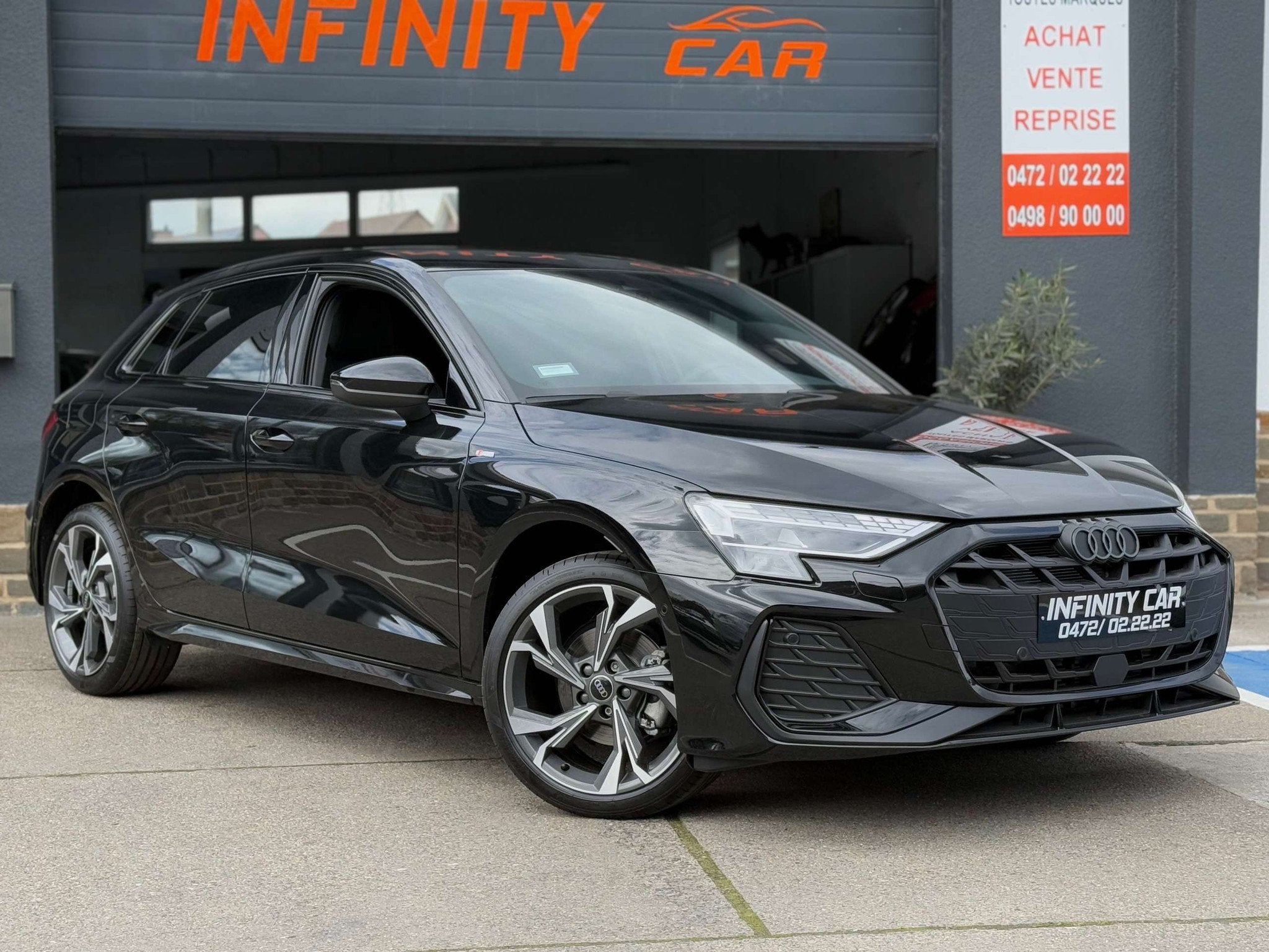 Audi A3 A3 Sportback 35 TFSI Sline Sport Edition Stronic, Auto's, 116 g/km, 4 cilinders, Zwart, Bedrijf