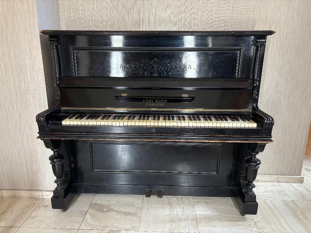 Buffetpiano (decoratie/meubelstuk) GRATIS, Muziek en Instrumenten, Ophalen, Gebruikt, Zwart, Piano