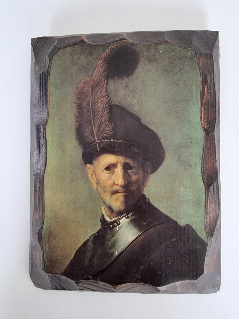 REMBRANDT. Titre: Vieil Homme en costume militaire 1629/30, Enlèvement, Neuf