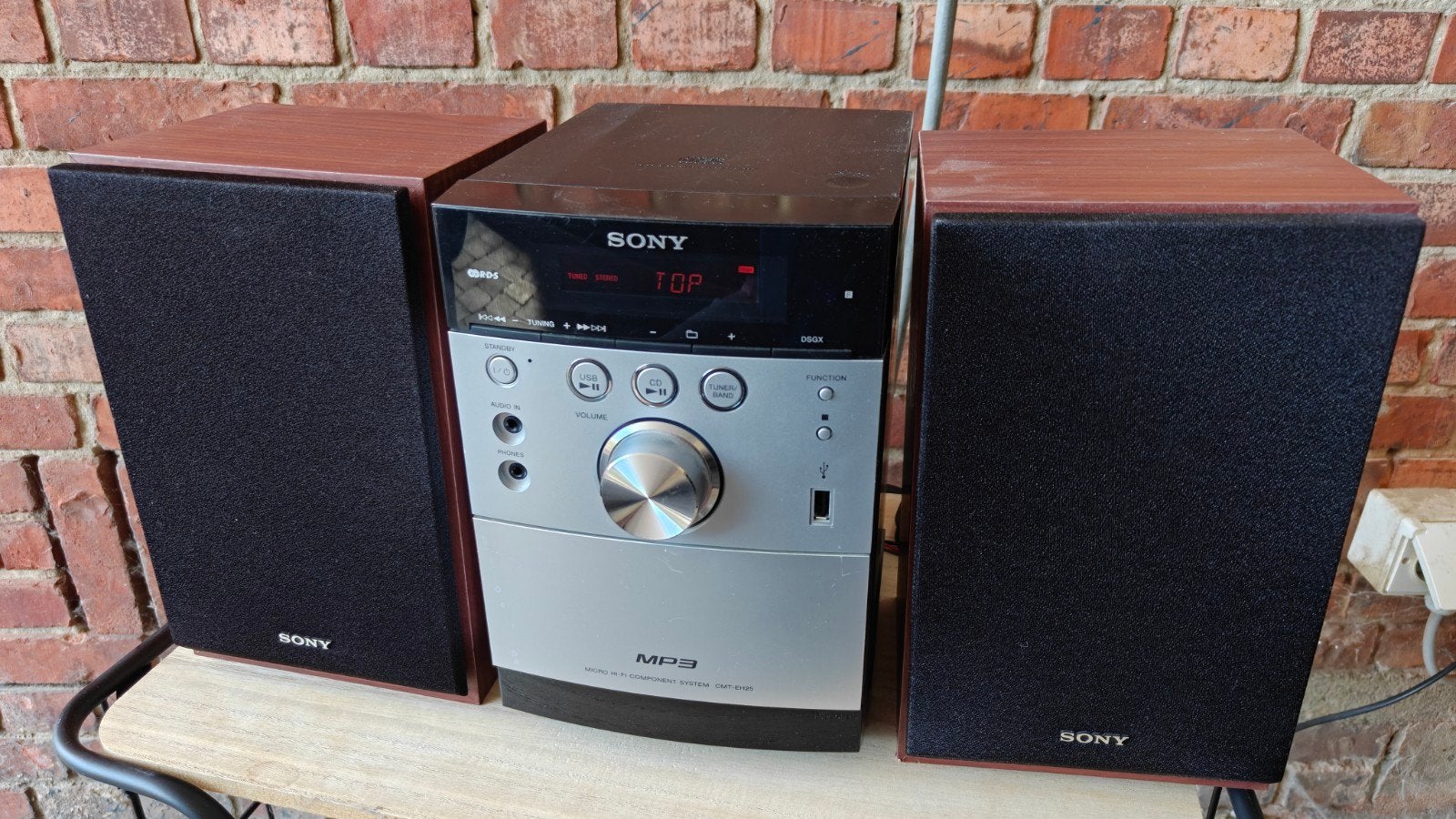leuke radio Sony, Enlèvement, Haut-parleurs, Sony, Connexion MP3