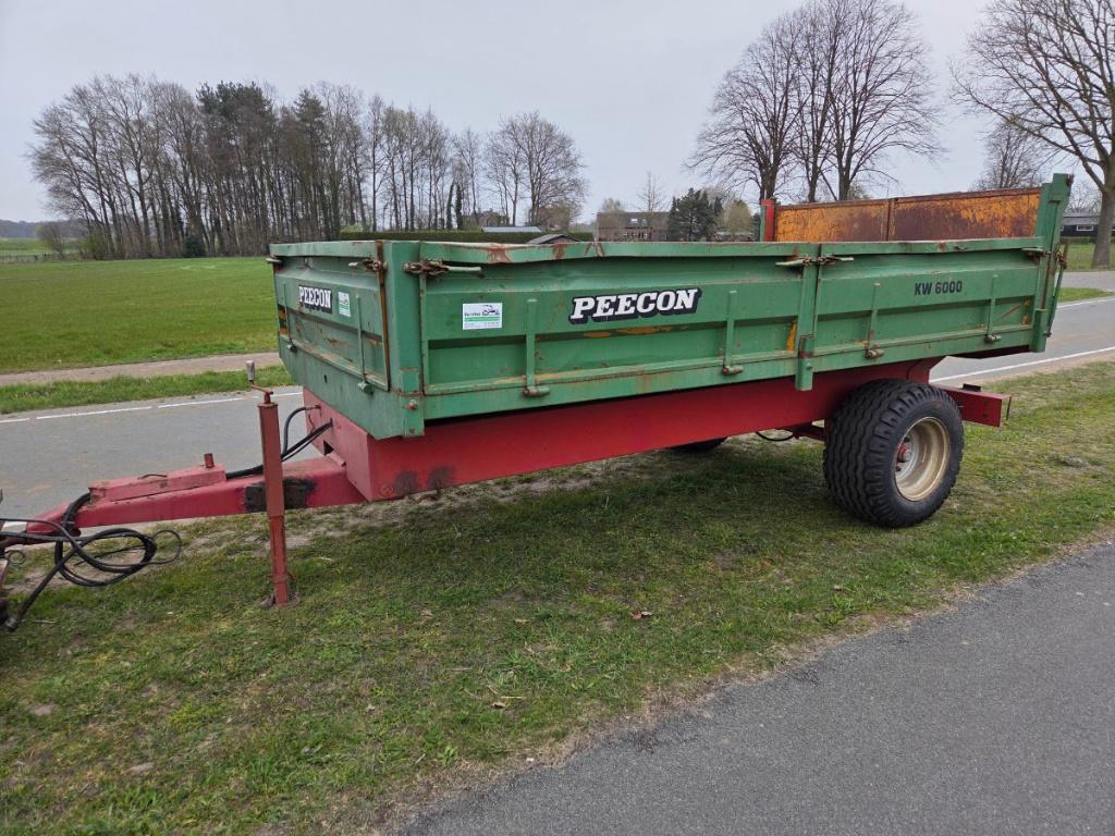 Peecon KW6000 kipper, olie rem, klep+deuren kipwagen kipkar, Articles professionnels, Articles professionnels Autre, Enlèvement