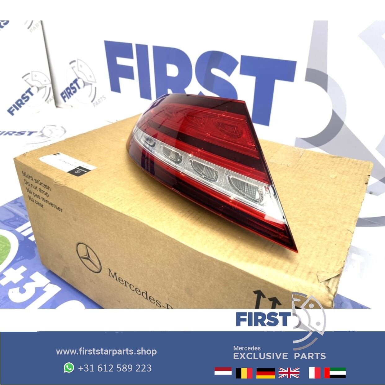 C205 A205 LED ACHTERLICHT LINKS origineel Mercedes 2014-2019, Utilisé, -, -, Enlèvement ou Envoi