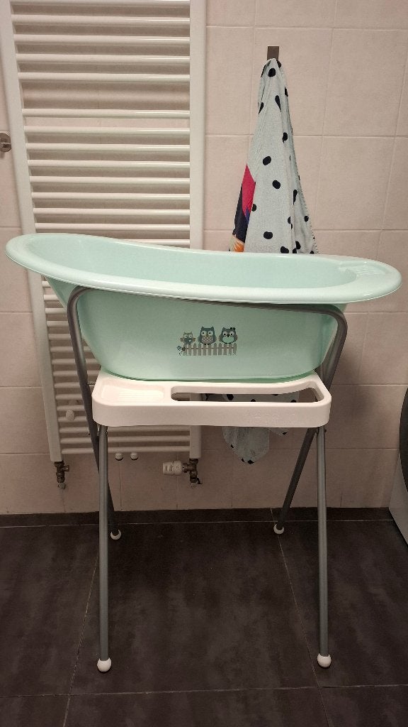Baignoire bébé Bébé-Jou avec support, Enlèvement, Utilisé, Baignoire, Bébé-jou