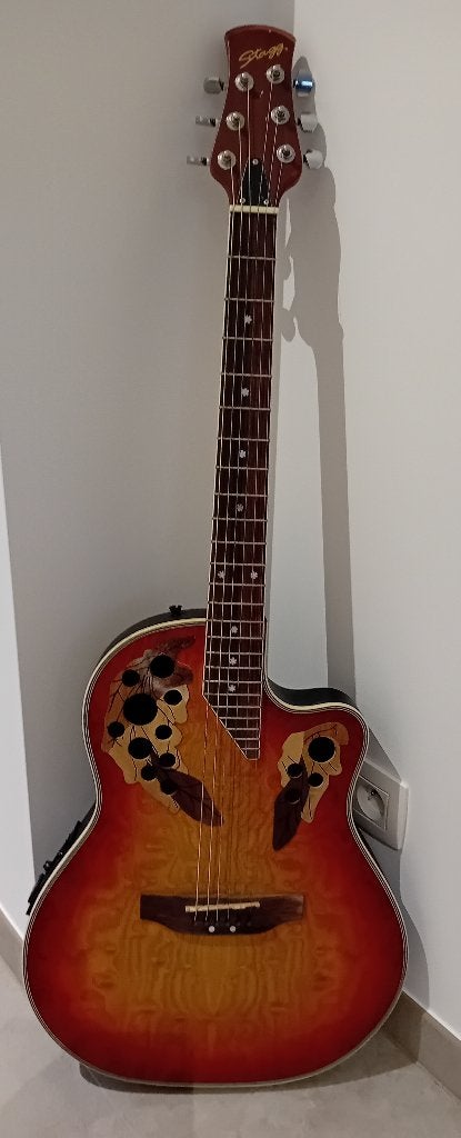 Stagg gitaar, Muziek en Instrumenten, Instrumenten | Toebehoren, Gebruikt, Elektrische gitaar, Ophalen