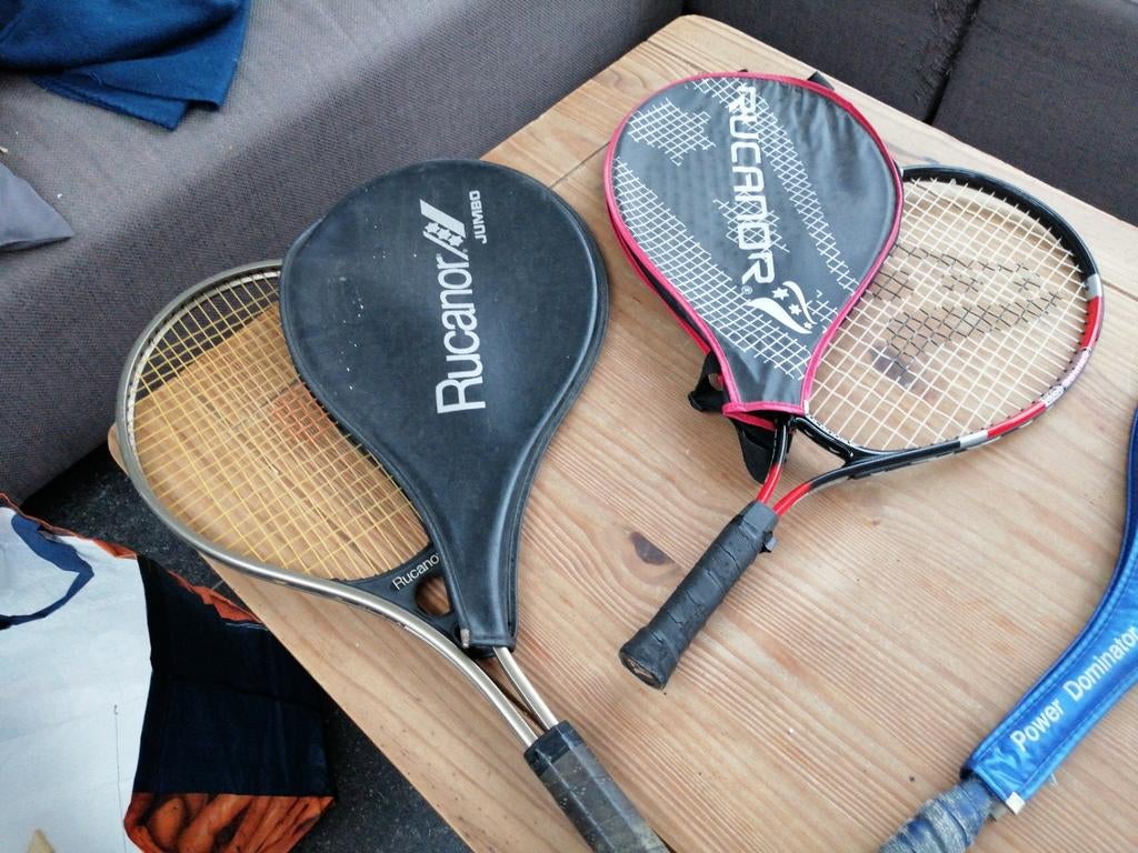 Tennisrackets, Ophalen
