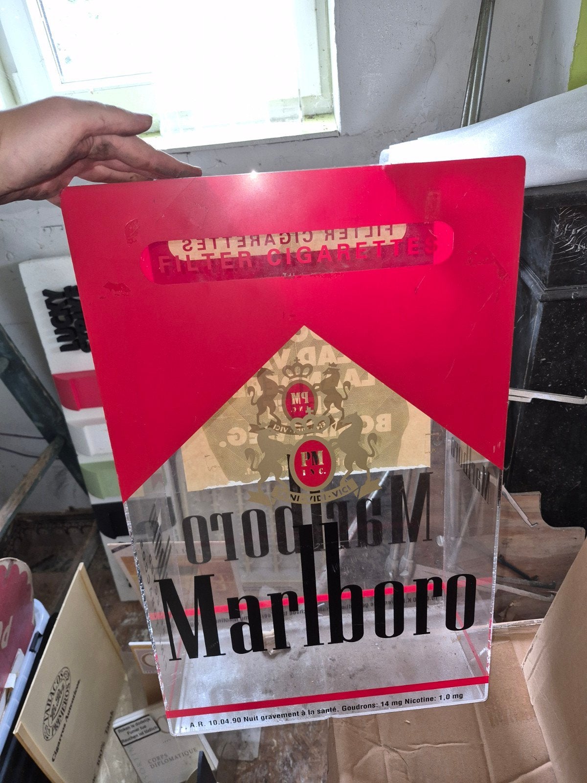 Marlboro reclamemateriaal, Ophalen of Verzenden