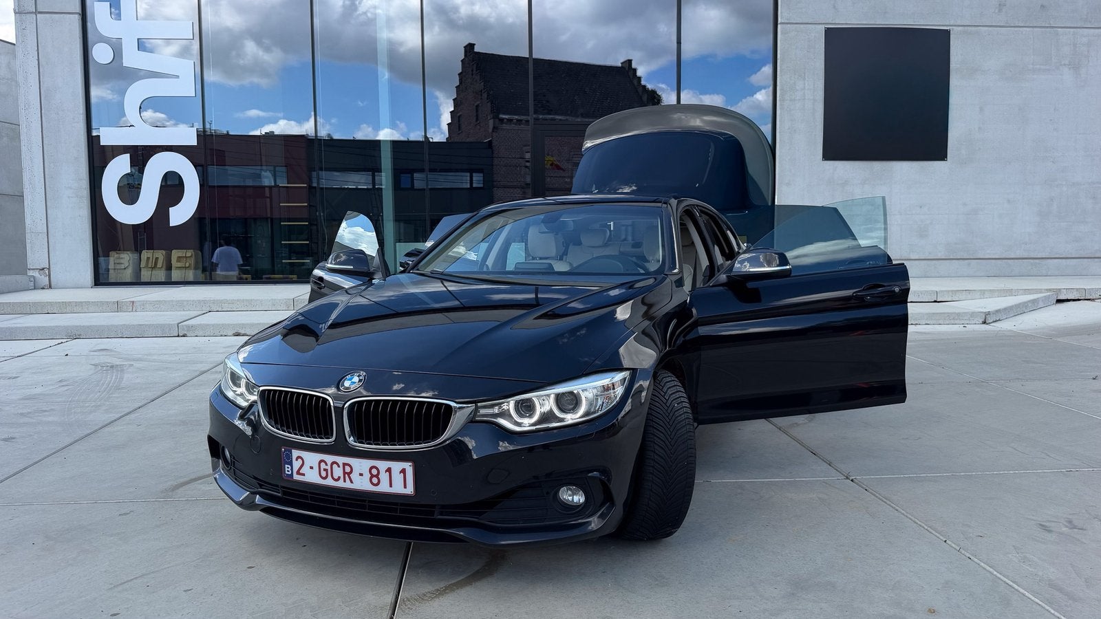 BMW 420i Gran Coupé 2016 Volledige BMW onderhoudshistoriek, 4 deurs, Zwart, Bedrijf, Coupé
