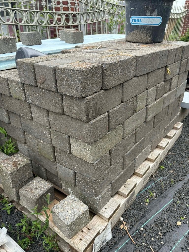 betonklinkers, Ophalen, Gebruikt, Klinkers, 10 m² of meer