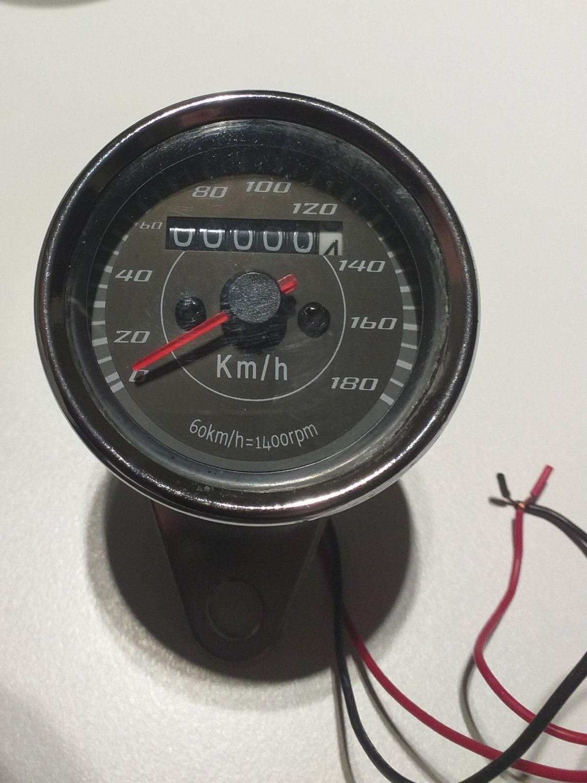 Snelheidsmeter met km. teller diameter 60 mm., Ophalen