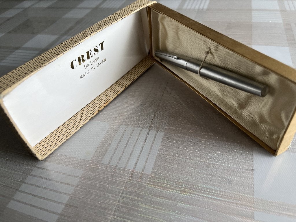 Stylo plume Crest, Autres marques, Enlèvement ou Envoi, Avec boîte, Stylo