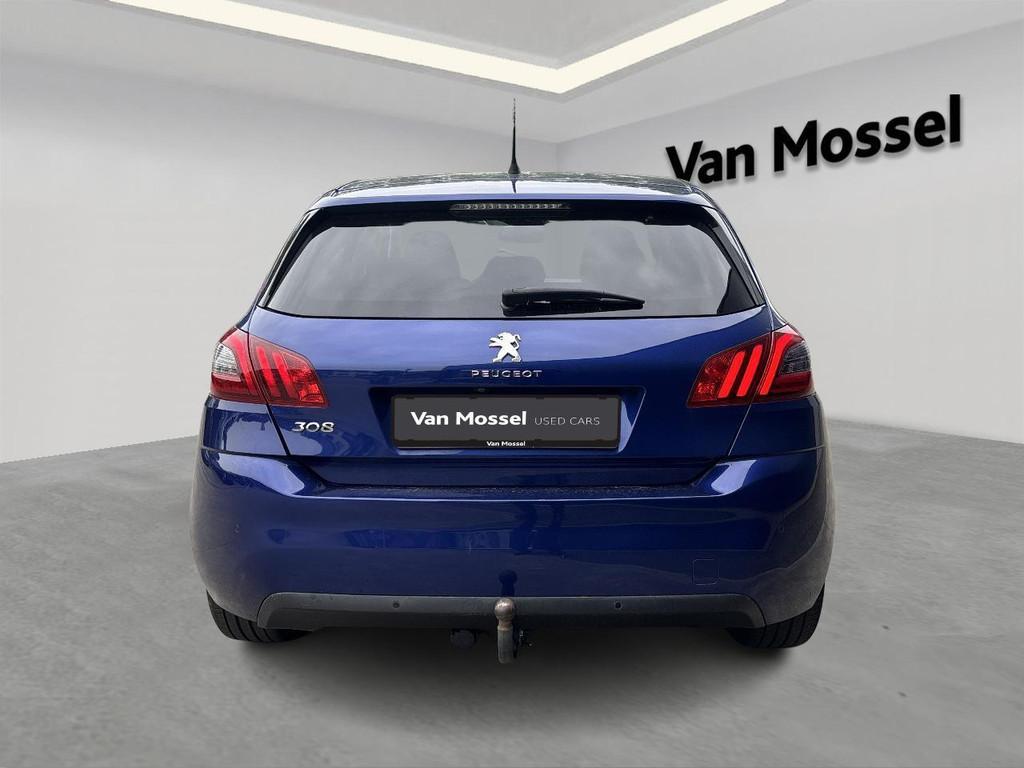 Peugeot 308 1.2 PureTech 110 S&S Style, Auto's, Peugeot, Stof, Gebruikt, Blauw, 5 deurs