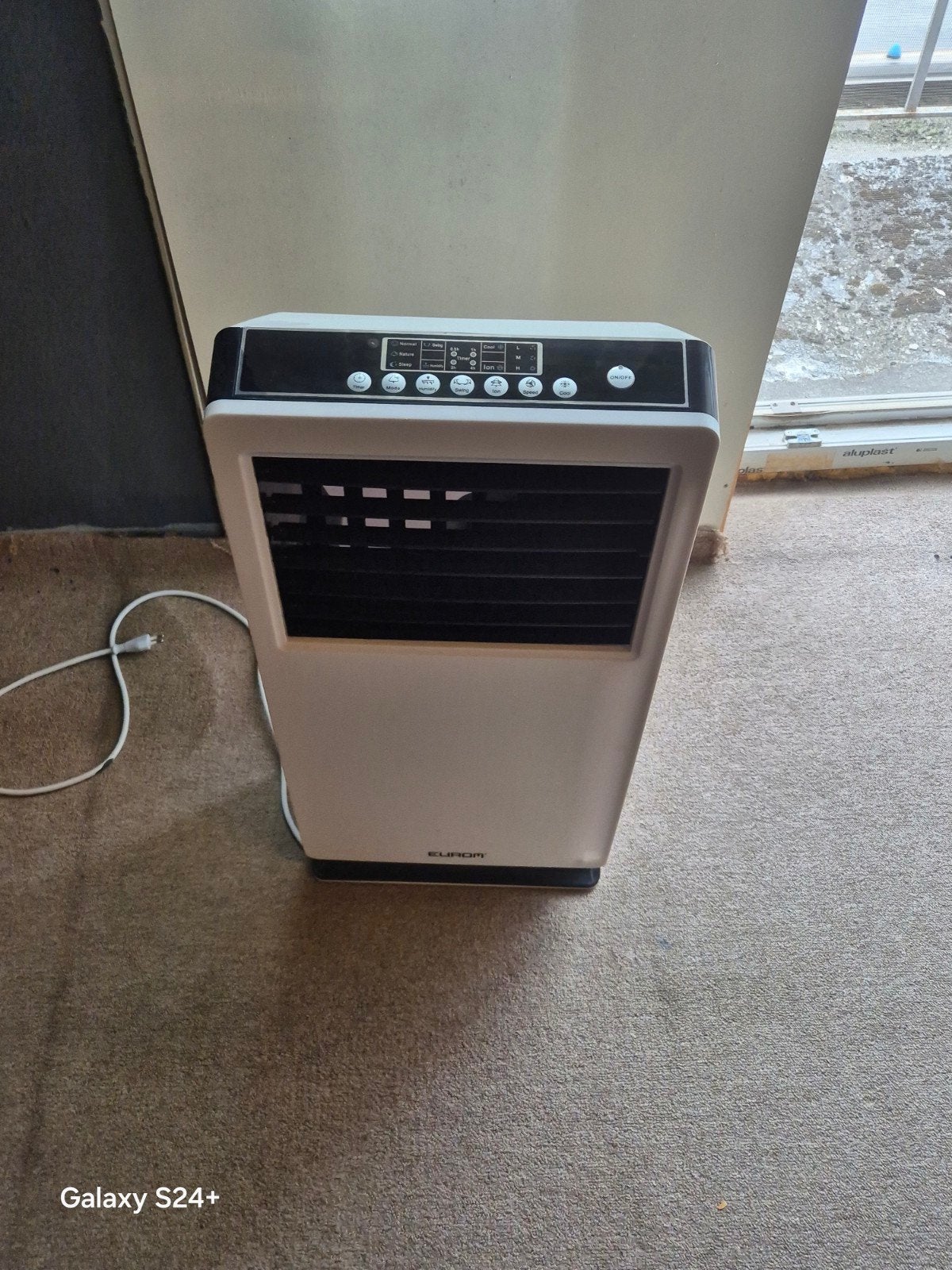 Eurom Mobiele Aircooler met Afstandsbediening - Wit, Elektronische apparatuur, Airco's, Ophalen, Timer