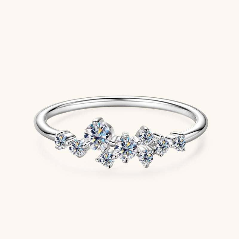 2 nieuwe ringen, diamanttest positief!, 18 tot 19, Verzenden, Wit, Nieuw