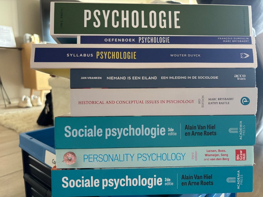 Studieboeken Bachelor Psychologie (UGent), Ophalen of Verzenden, Zo goed als nieuw, Hogeschool