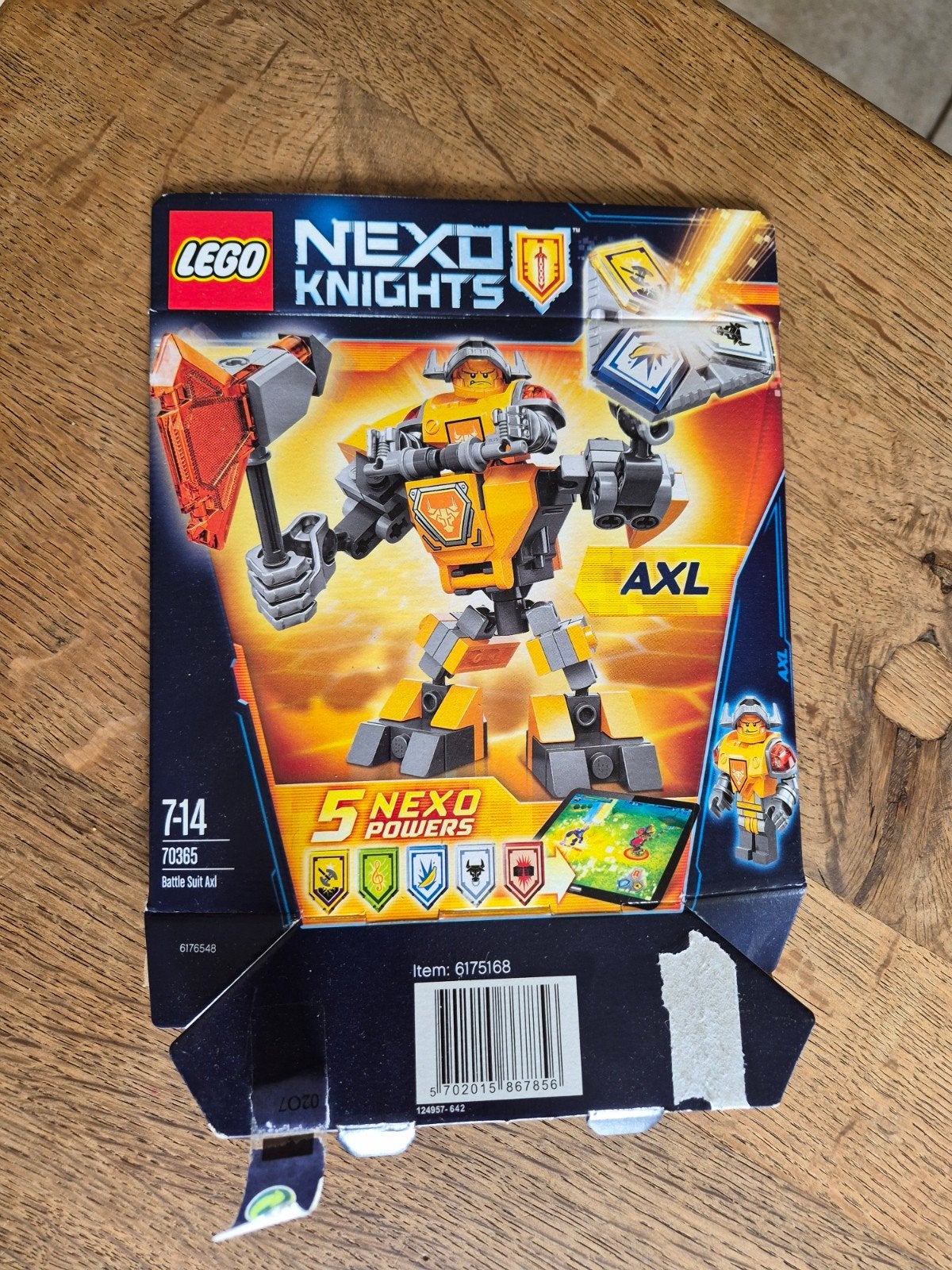Lego nexo knights 70365 Axl, Enlèvement ou Envoi
