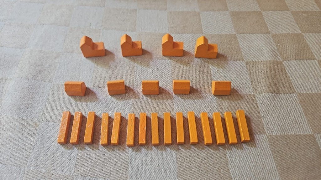 bordspel onderdelen hout Catan basisspel complete set 999, Hobby en Vrije tijd, Een of twee spelers, Ophalen of Verzenden, Nieuw