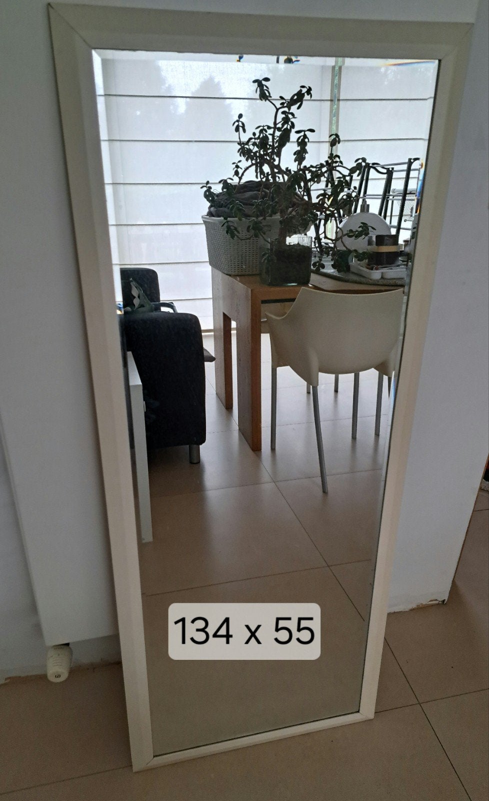 miroir à suspendre ou à poser 134 x 55, Enlèvement